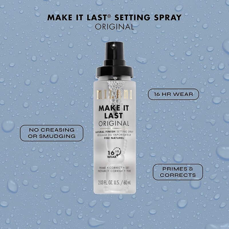 Milani Cosmetics Make It Last Original Natural Finish Setting Spray, 60ml