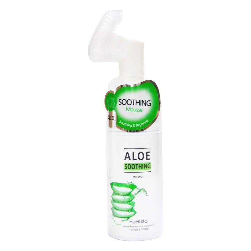 

Mumuso Aloe Soothing Mousse Makeup Removal & Facial Cleansing, 120ml