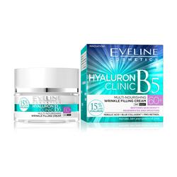 Eveline Cosmetics Hyaluron Clinic Multi-Nourishing Lifting Anti-Wrinkle Cream Against Discolouration Day & Cream 60+, 50ml