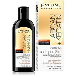 Eveline 8-in-1 Argan & Keratin Exclusive Shampoo, 150ml