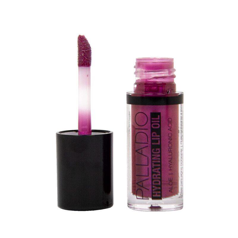 

Palladio Hydrating Lip Oil Infused with Hyaluronic Acid, My B, Purple