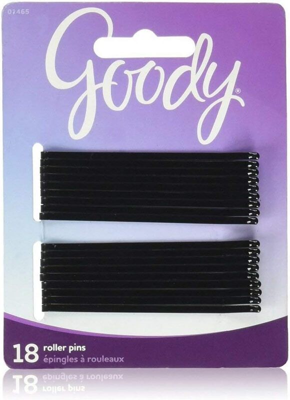 Goody Black Roller Pins, 3 inch, 18 Pieces