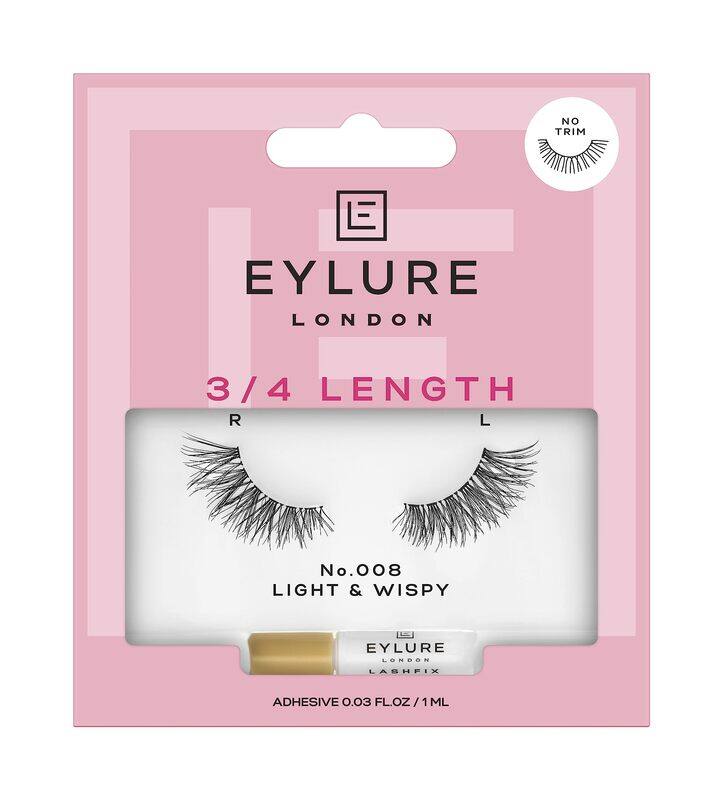 

Eylure 3/4 Length Flase Lashes, Light & Wispy No.008 (previously fleur loves), Black