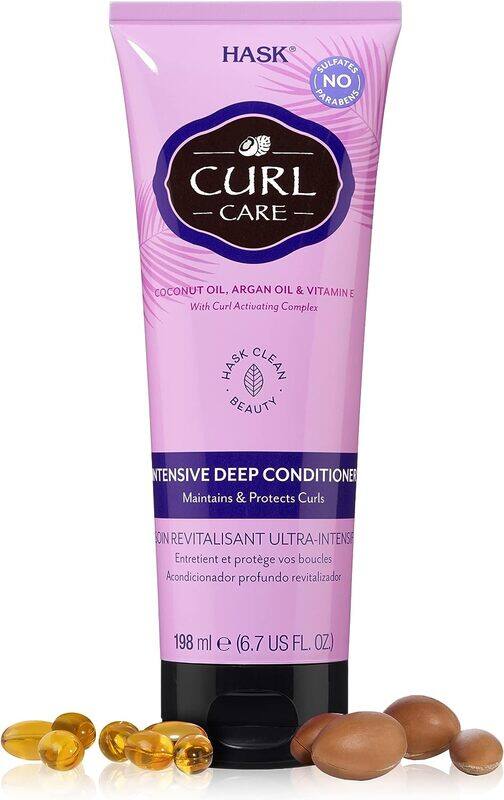 

Hask Curl Care Intensive Deep Conditioner for All Hair Types, 198ml