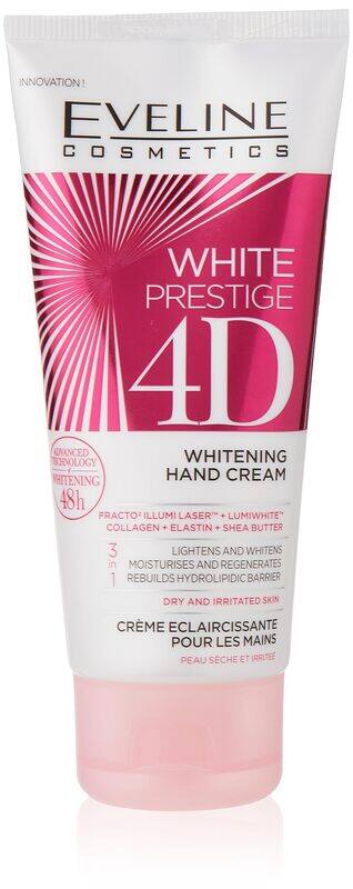 

Eveline Cosmetics White Prestige 4D 3-in-1 Whitening Hand Cream, 100ml