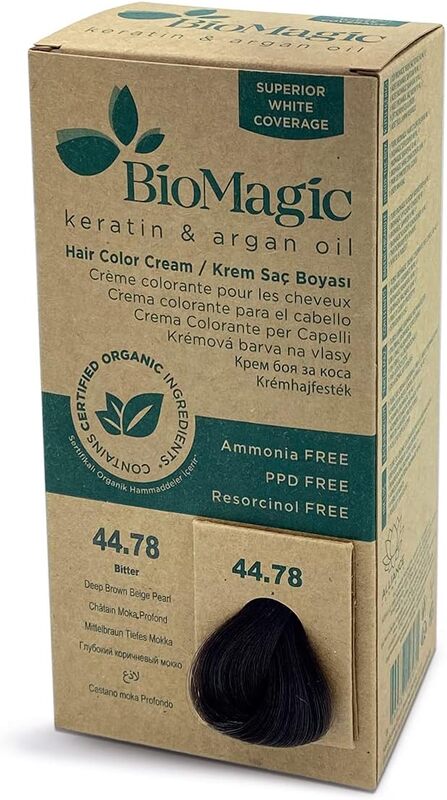 Biomagic Hair Color, 60ml, 44/78 Bitter
