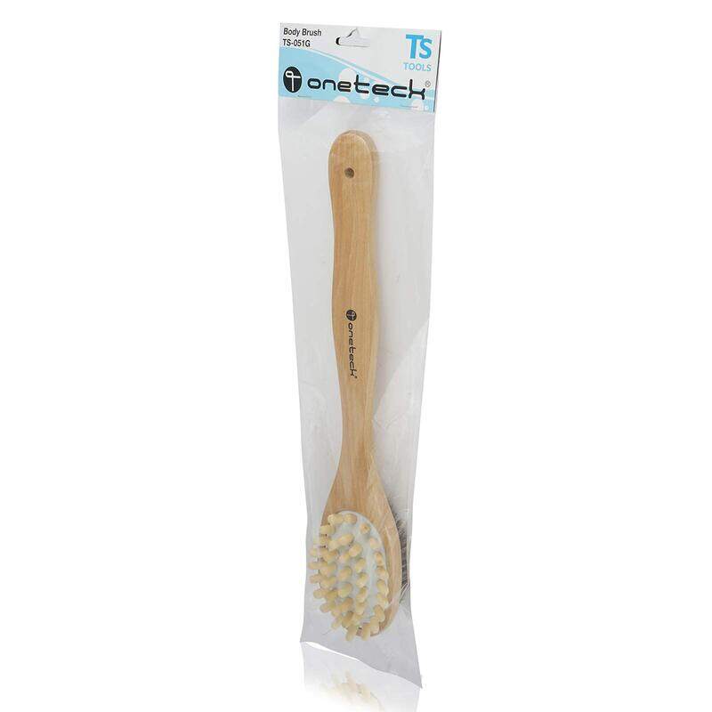 

Onetech Wooden Body Brush, Brown