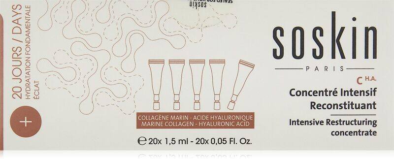 

Soskin Intensive Restructring Concentrate Colagen + Hyaluronic, 20 x 1.5ml