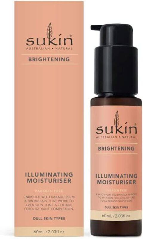 

Sukin Brightening Illuminating Moisturiser, 60ml