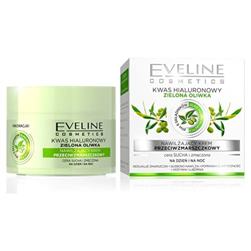 Eveline Green Olive Anti Wrinkle Day & Night Cream, 50ml