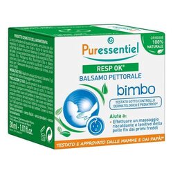 Puressentiel 30ml Respiratory Resp Ok Pectoral Massage Balm Baby for Kids