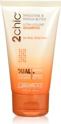 Giovanni 2Chic Ultra Volume Shampoo With Tangerine & Papaya Butter for Coloured Hair, 1.5oz