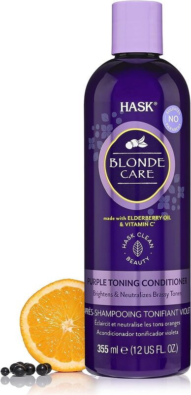 Hask Blonde Care Purple Conditioner, 355ml