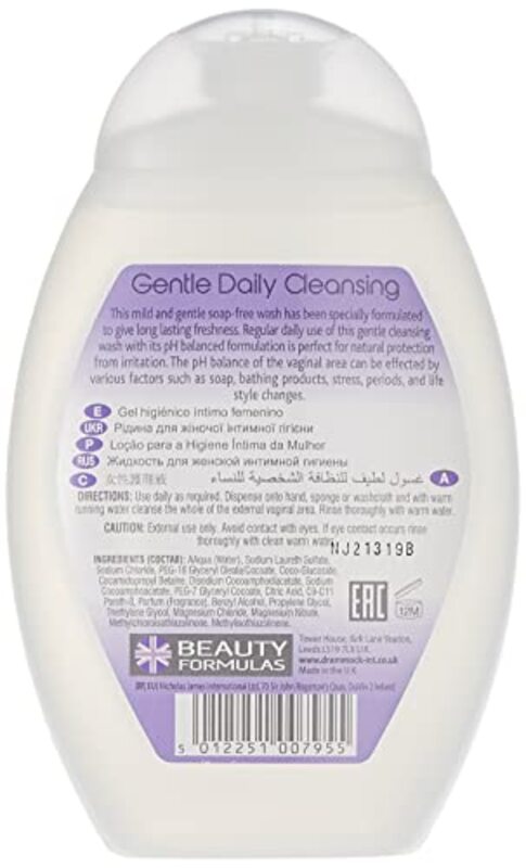 Beauty Formulas Feminine Original Gentle Intimate Cleansing Wash, 250ml