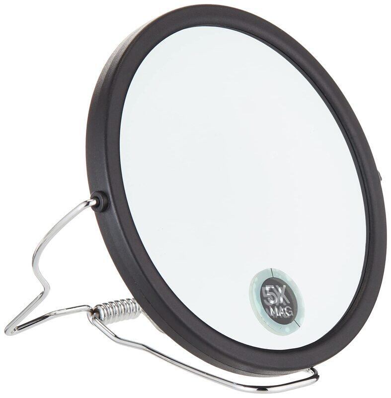 

QVS Bathroom Shaving Indoor Mirror, Black
