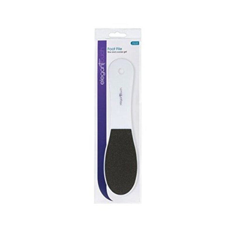 

Elegant Touch Foot File, White/Black