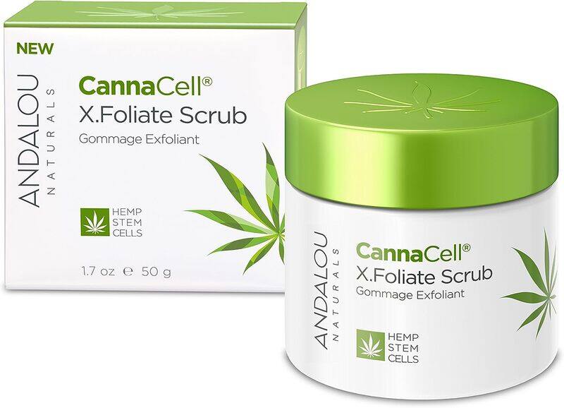 

Andalou Naturals CannaCell ExFoliate Scrub, White, 1.7oz