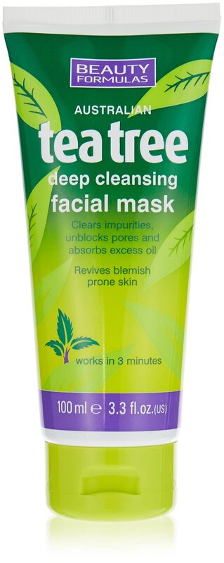 Beauty Formulas Tea Tree Deep Cleansing Facial Mask, 100ml