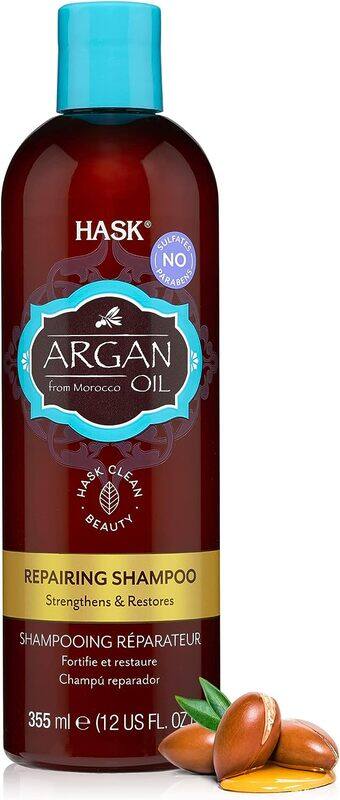 

Hask Argan Oil Repairing Shampoo for All Hair Types, 355ml