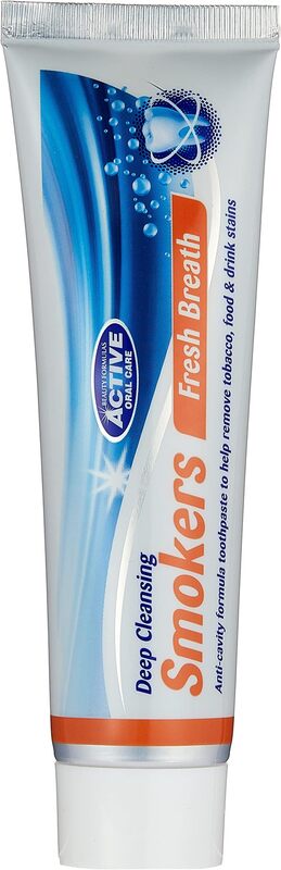 Beauty Formulas Active Oral Care Smokers Fresh Breath Toothpaste, 100ml