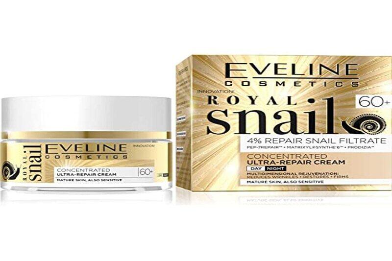 

Eveline Cosmetics Royal Snail Concentrated Ultra-Repair Day Night 60+ Cream, 50ml