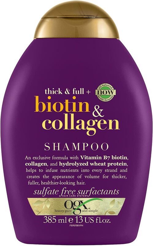 Ogx Thick & Full + Biotin & Collagen Shampoo, 385ml