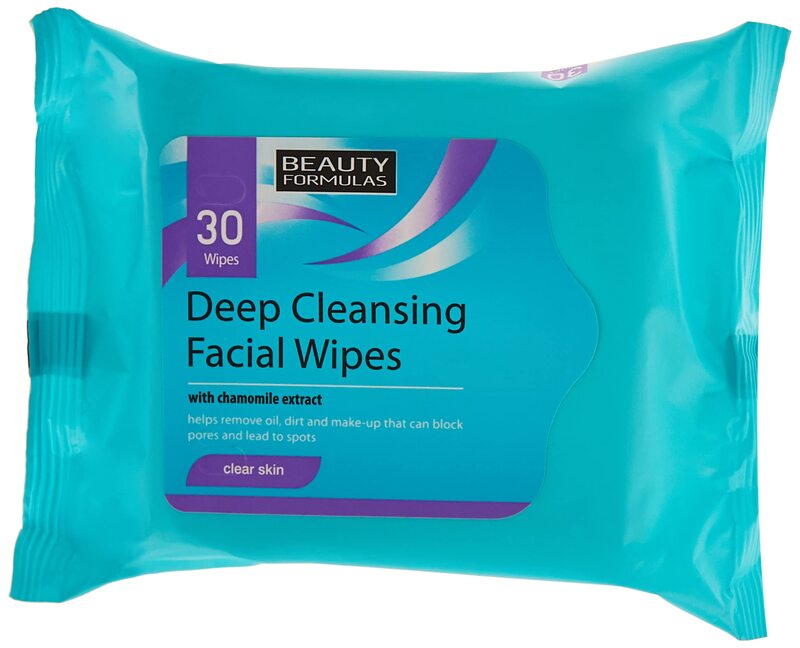 

Beauty Formulas Deep Cleansing Facial Wipes, 30 Wipes