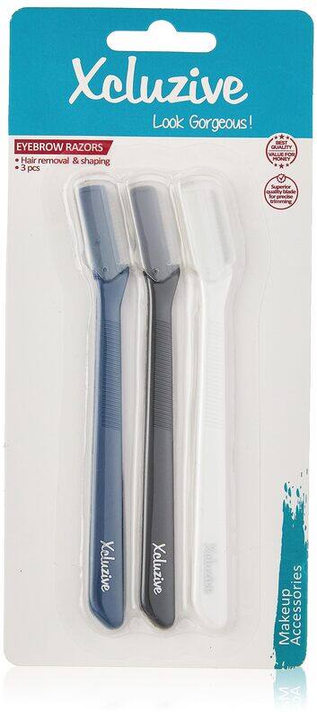 

Xcluzive Eyebrow Razors, 3 Pieces