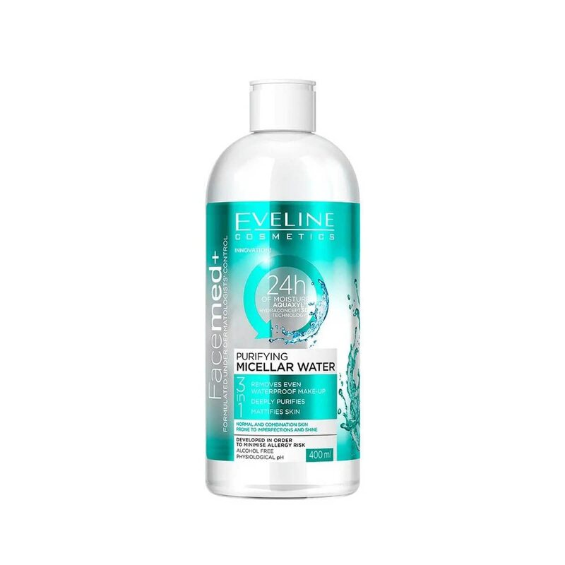 

Eveline Face Med+ Hyaluronic Make-up Remover, 400ml, Clear