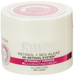 Eveline Cosmetics Nature Line 3D Seaweed Intensive Firming Rejuvenating Day & Night Cream, 50ml