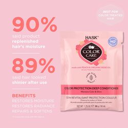 Hask Color Care Rose & Peach Color Protection Deep Conditioner, 50g