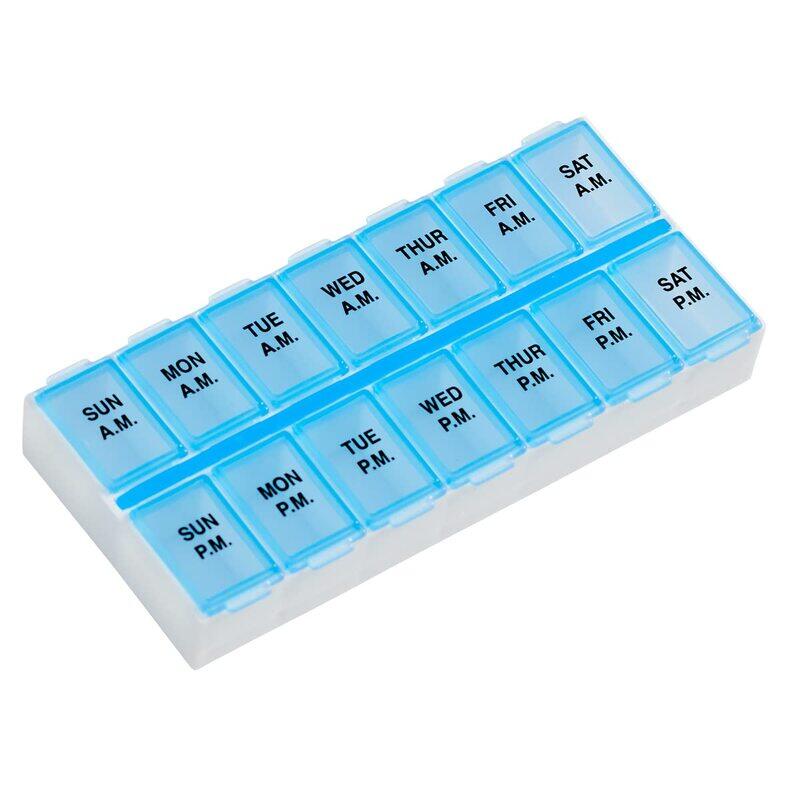 

Ezy Dose Large Weekly (7-Day) Am/Pm Pill Organizer For 2 Times A Day, Assorted