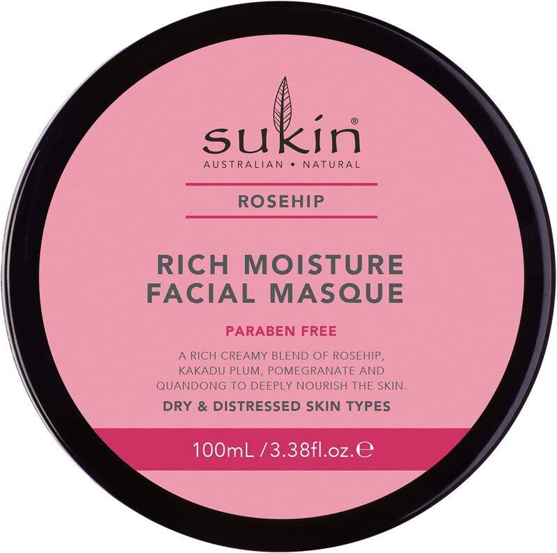 

Sukin Rosehip Rich Moisture Facial Masque, 100ml