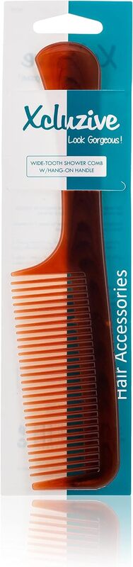 Xcluzive Wide Tooth Comb, Assorted, 1 Piece