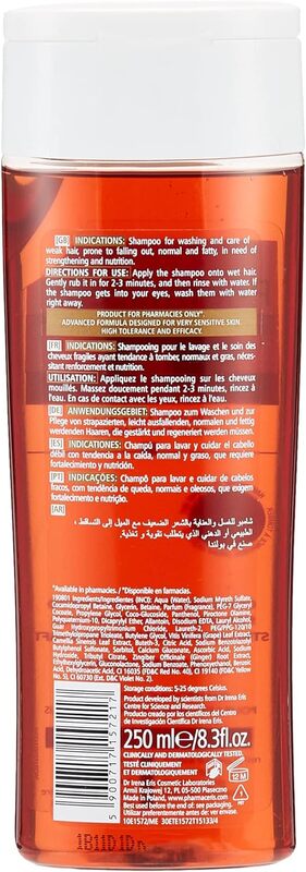 Pharmaceris H Keratineum Concentrated Shampoo for Weak & Thin Hair, 250ml