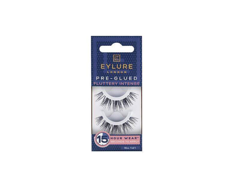 

Eylure Fluttery Intense Pre Glued False Lashes, Exaggerate 141, Black