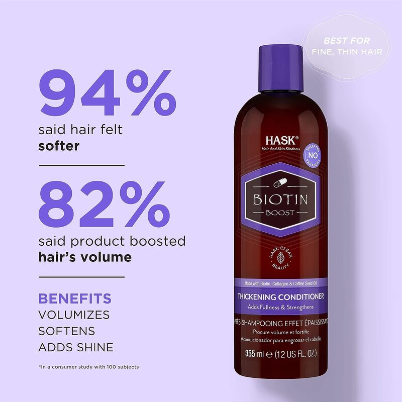 Hask Biotin Boost Thickening Conditioner, 355ml