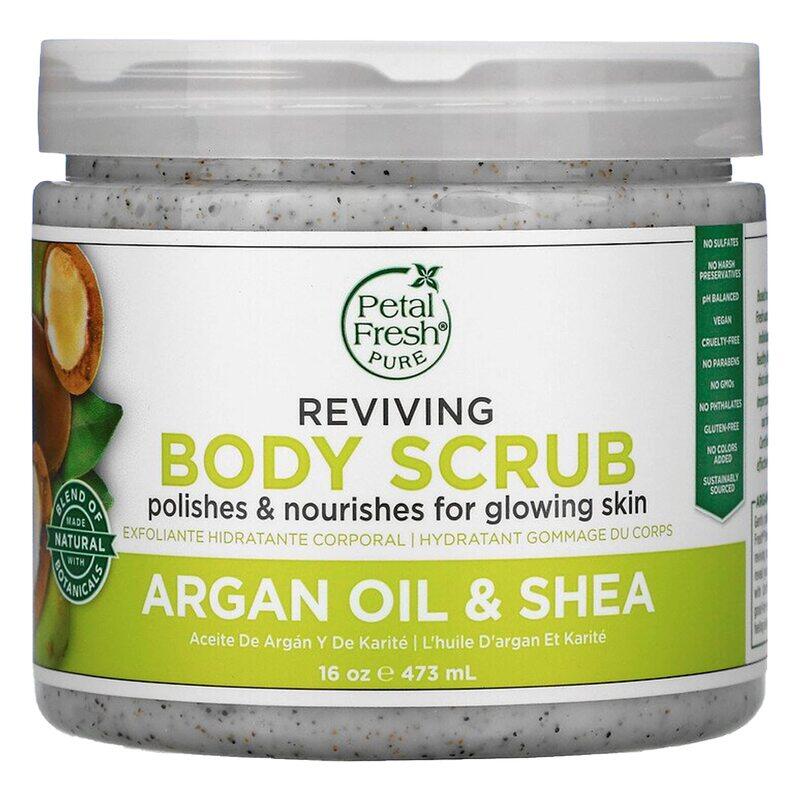 

Petal Fresh Pure Reviving Argan Oil & Shea Body Scrub, 16oz