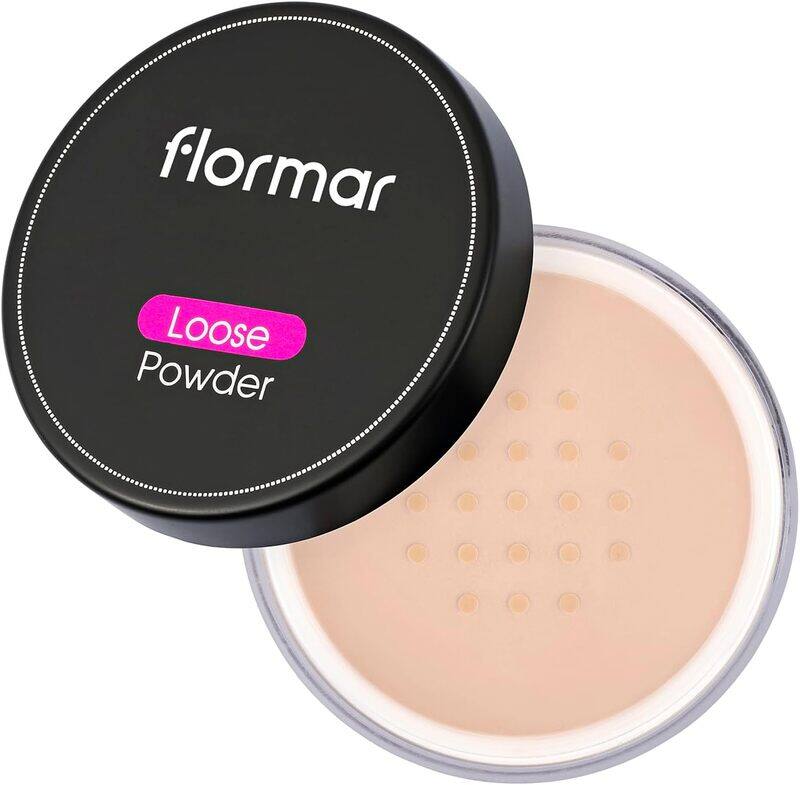 

Flormar Loose Face Powder, 01 Pale Sand, Beige