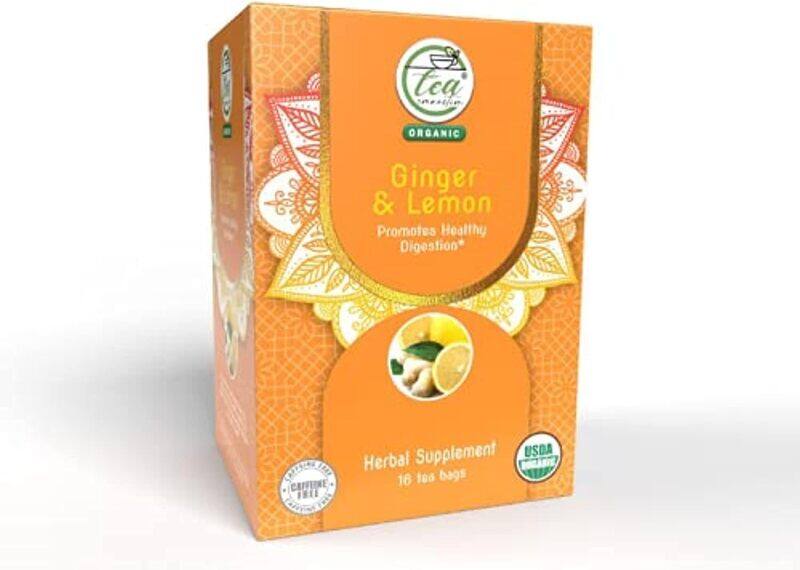 

Tea Connection Org Ginger & Lemon Tea, 16 Tea Bags
