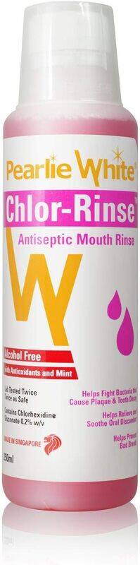 

Pearlie White Chlor-Rinse Mouthwash, 250ml