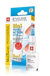 Eveline Nail Therapy 8 in 1 Total Action Intensive Nail Conditioner, White