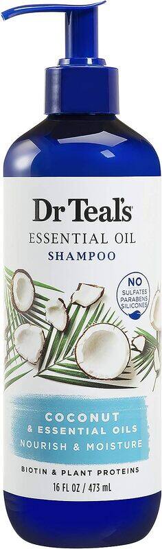 

Dr. Teal's Nourish & Moisture Coconut & Essential Oil Shampoo, 473ml