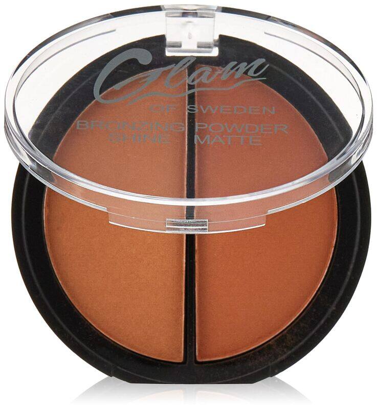

Glam of Sweden Shine Matte Bronzing Powder, 8g, Brown