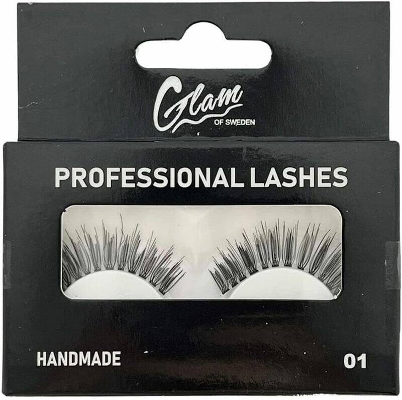 

Glam of Sweden Professional Handmade Lashes for Women, 10gm, No 01, Black