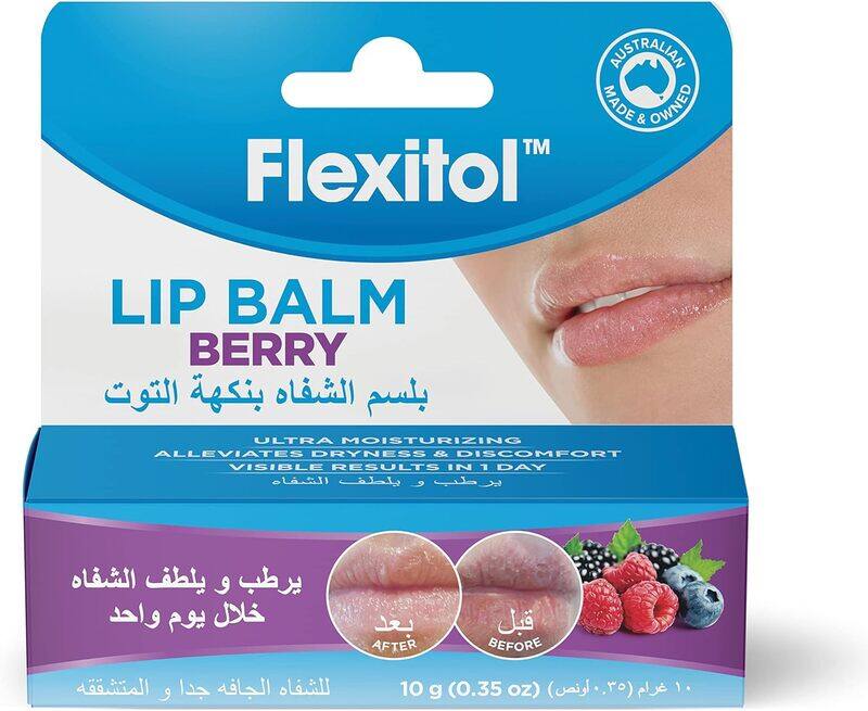 

Flexitol Berry Lip Balm, 10g