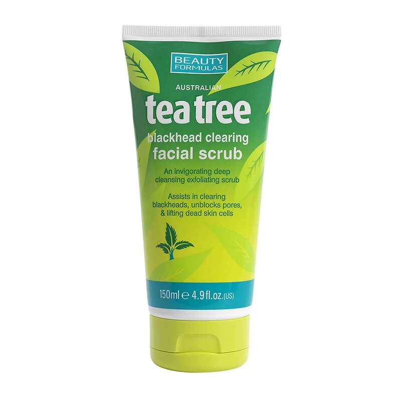 Beauty Formulas Tea Tree Facial Scrub, 150ml