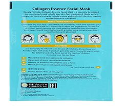 Beauty Formulas Collagen Essence Facial Mask, 1 Mask