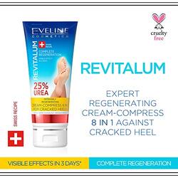 Eveline Cosmetics Revitalum Cream Compress 8-in-1 for Cracked Heels, 75ml