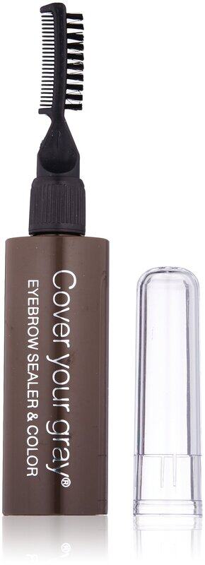 

Cover Your Gray Total Brow Eyebrow Sealer & Colour, Dark Brown, Brown